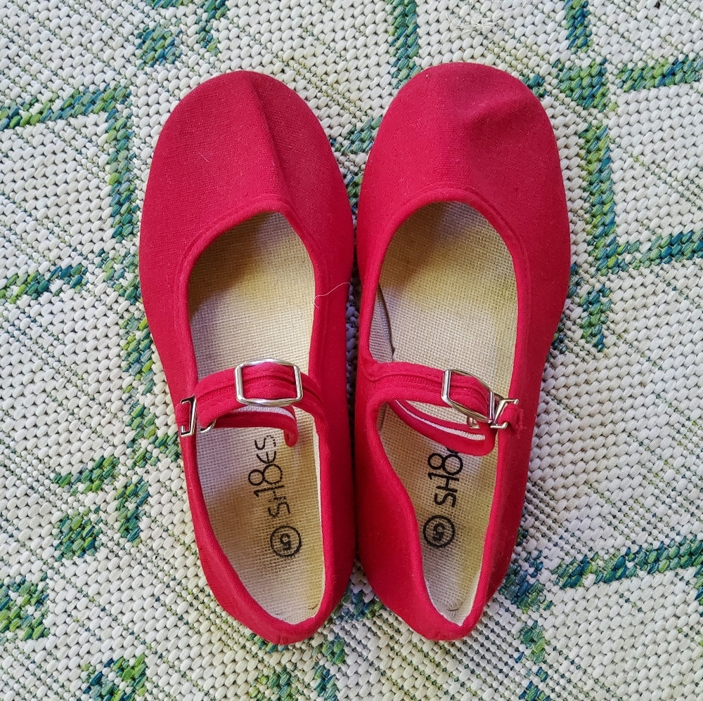 SH18ES Mary Jane Flats